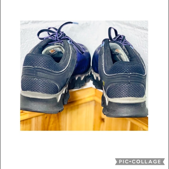 Timberland Pro Powertrain Sport Alloy Toe Work Shoes In Purple,Size 8W - Picture 5 of 10